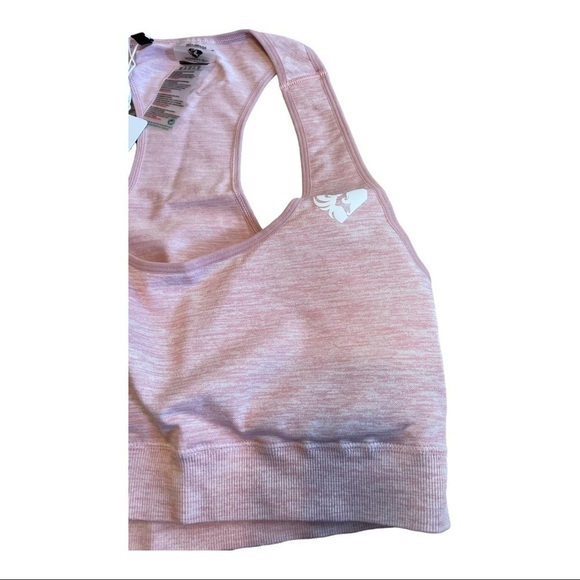 women's Best Wear MOVE SEAMLESS SPORTS BRA
COLOR: Light Pink Marl - Picture 6 of 14